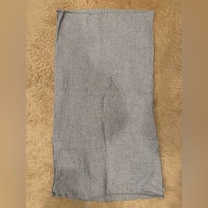 West Elm Linen Textured Gray king shams-set of 2